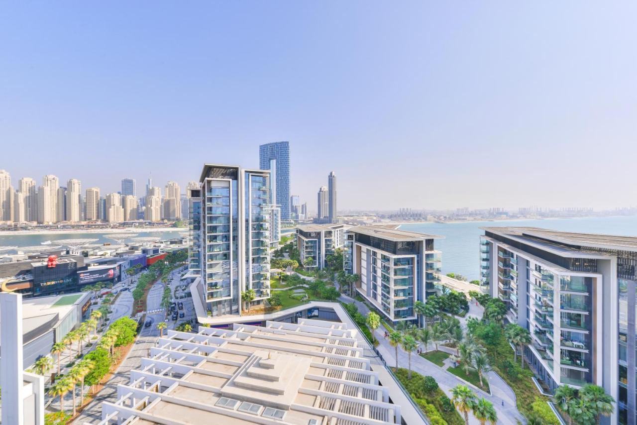 Luxe 3 Bedroom Oceanfront Apartment In The Heart Of Bluewaters Island Dubaj Exteriér fotografie